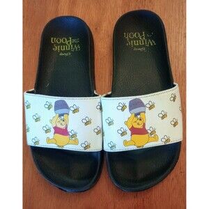 Disney Winnie the Pooh Slides Slip On Sandals Size 36 (Approx. 5.5-6 Womens‎ US)